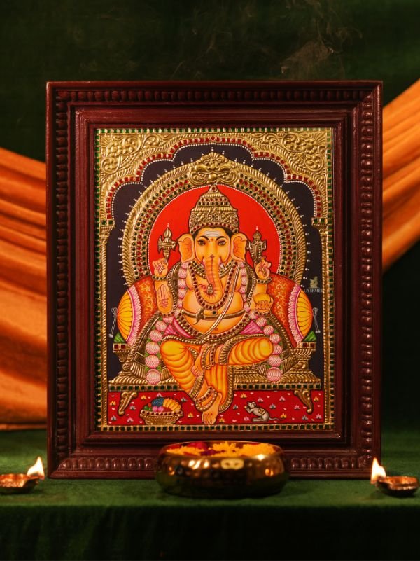 Vinayakar Tanjore Painting