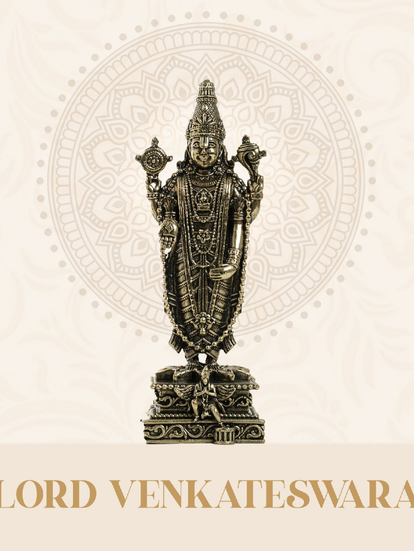 Divine Brass Lord Venkateswara Idol