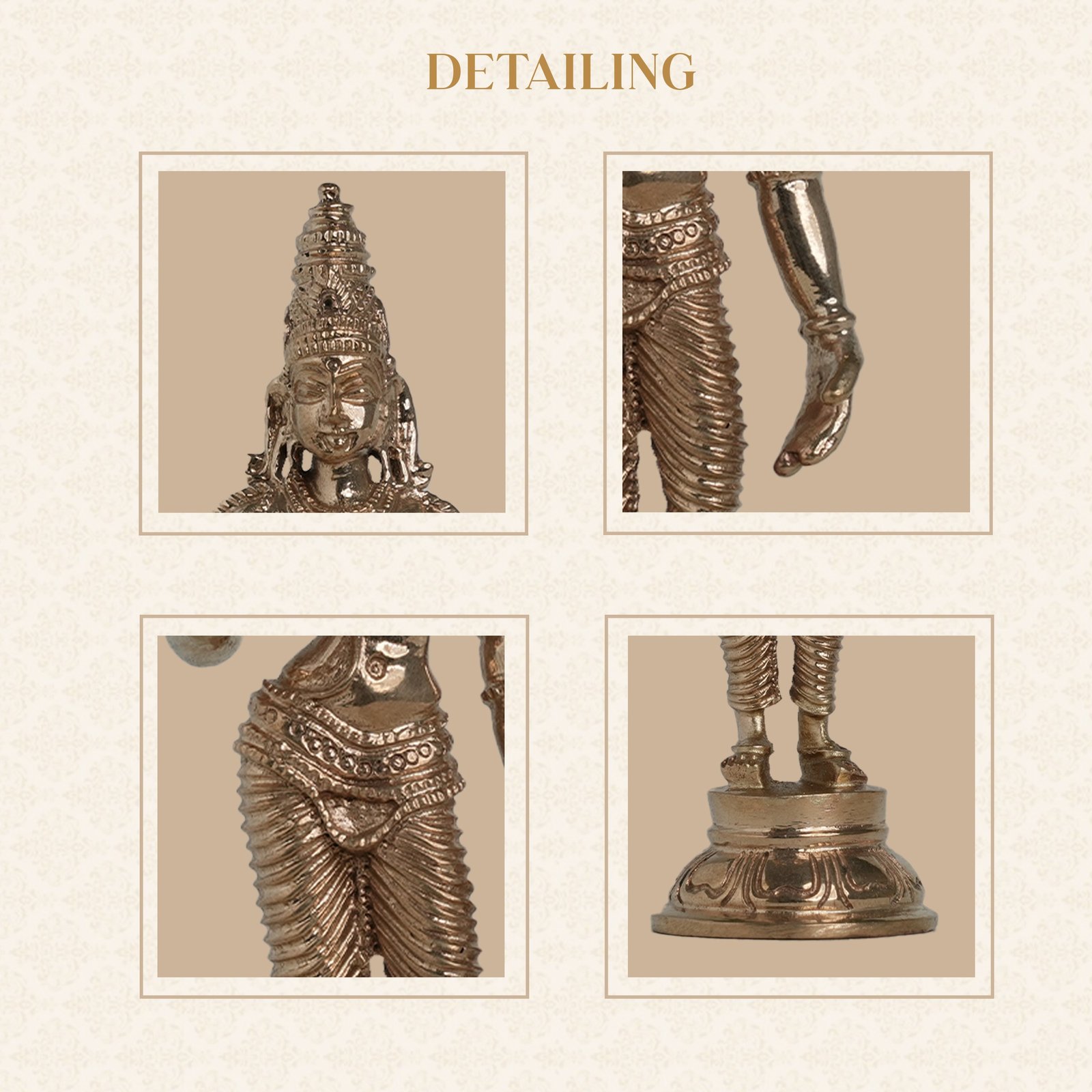 Lord Sivagami - Traditional Brass  Statue