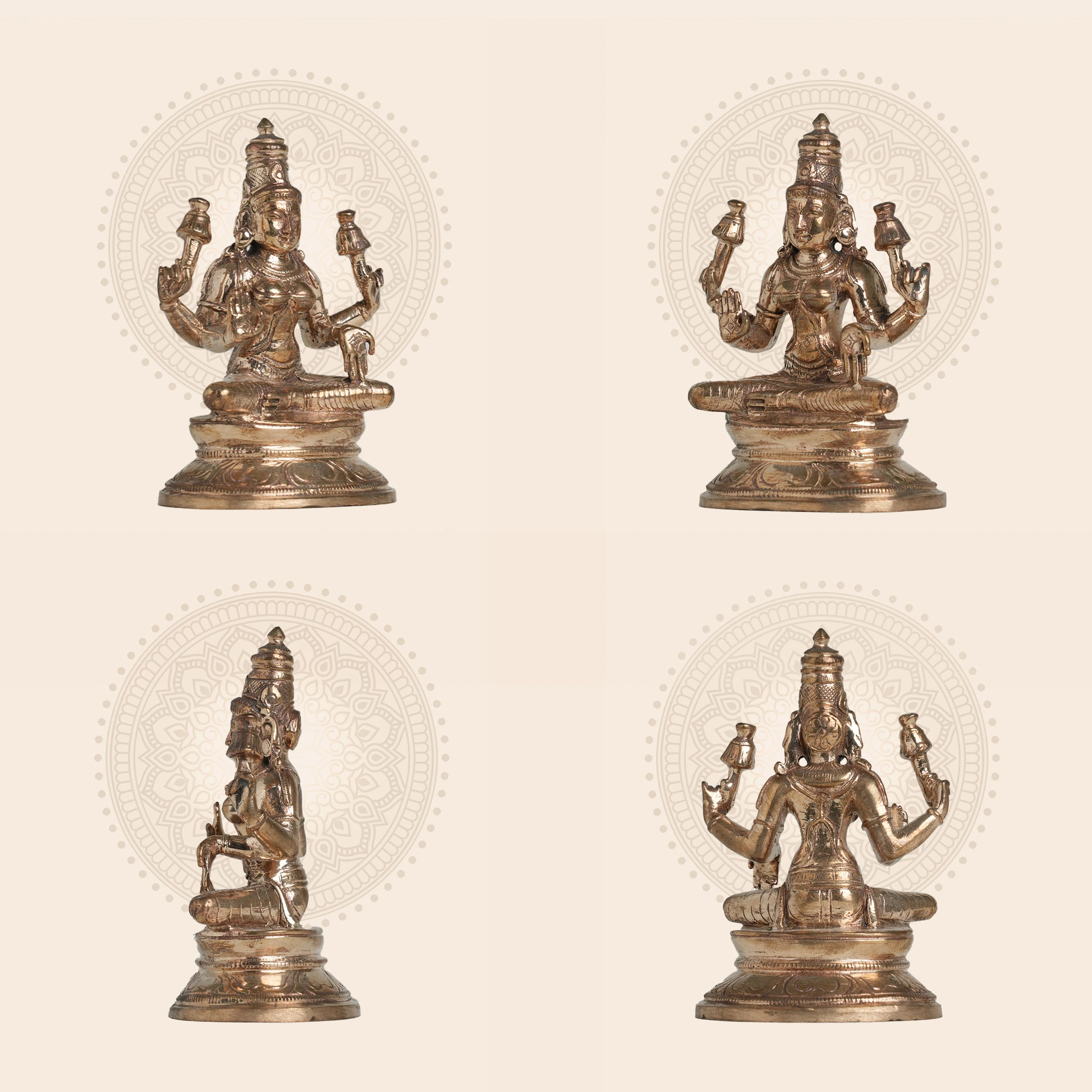 Lord Lakshmi Brass Idol