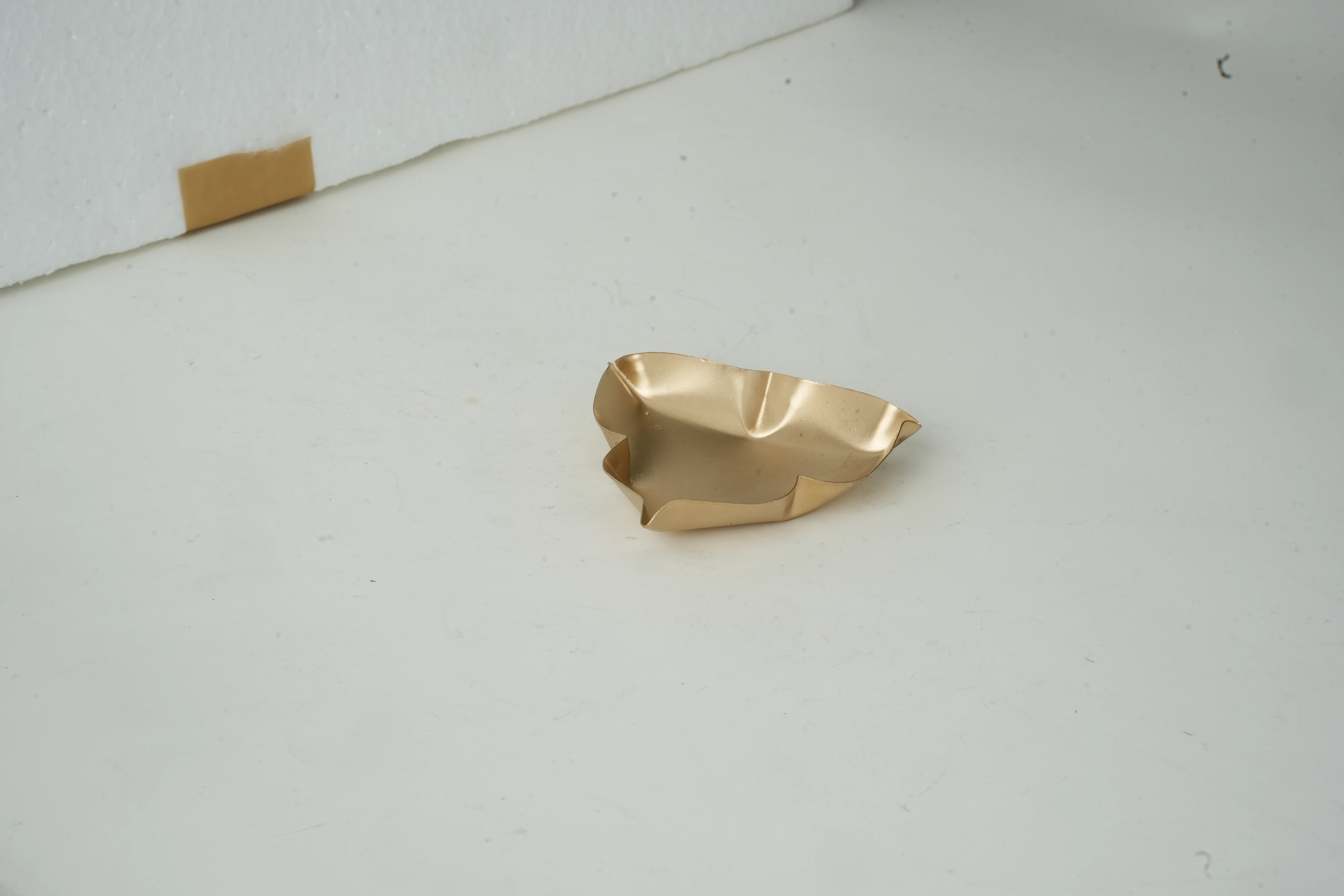 Leaf Design Decorative Brass Bowl