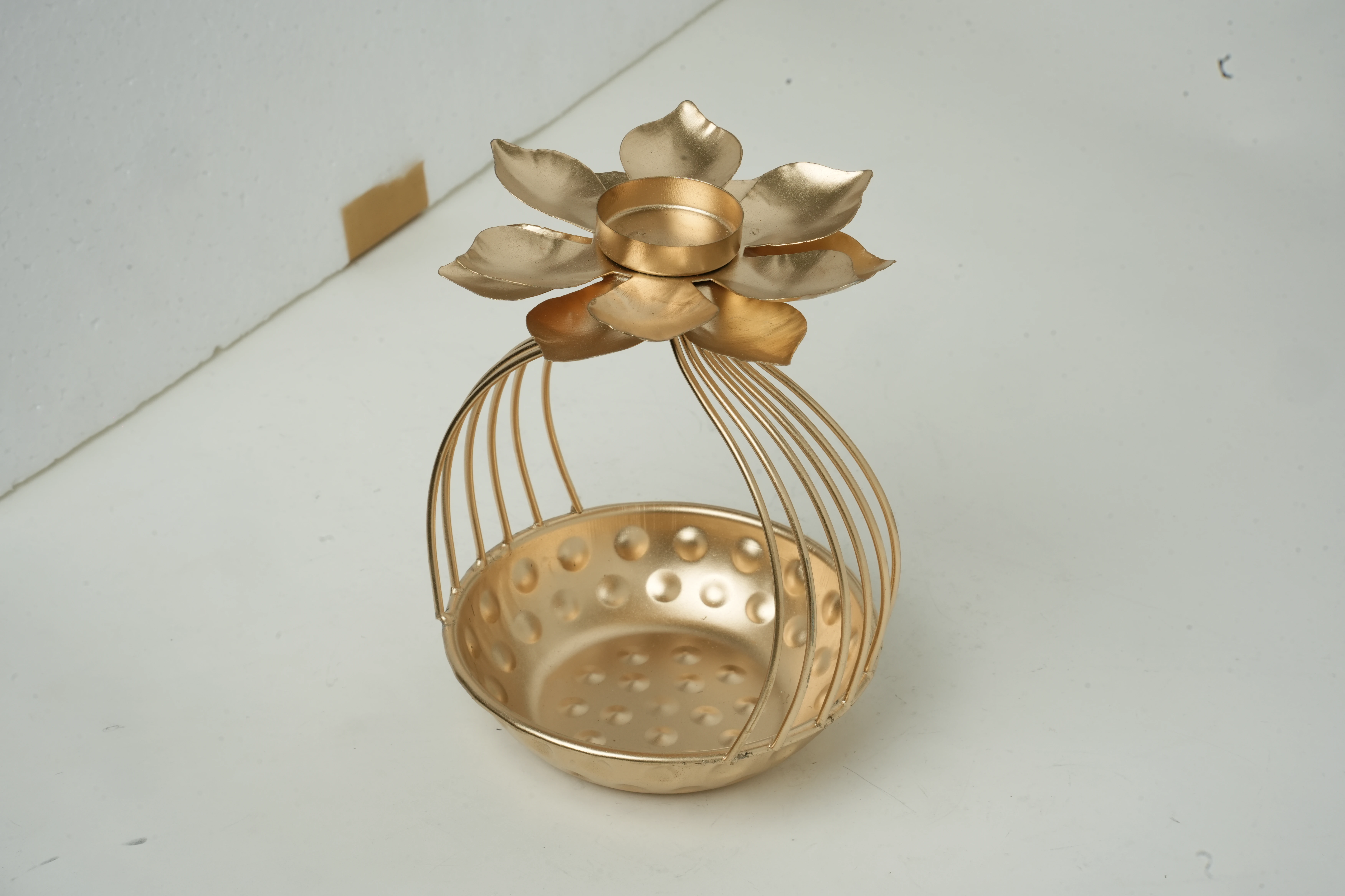 Lotus Tealight Basket Holder