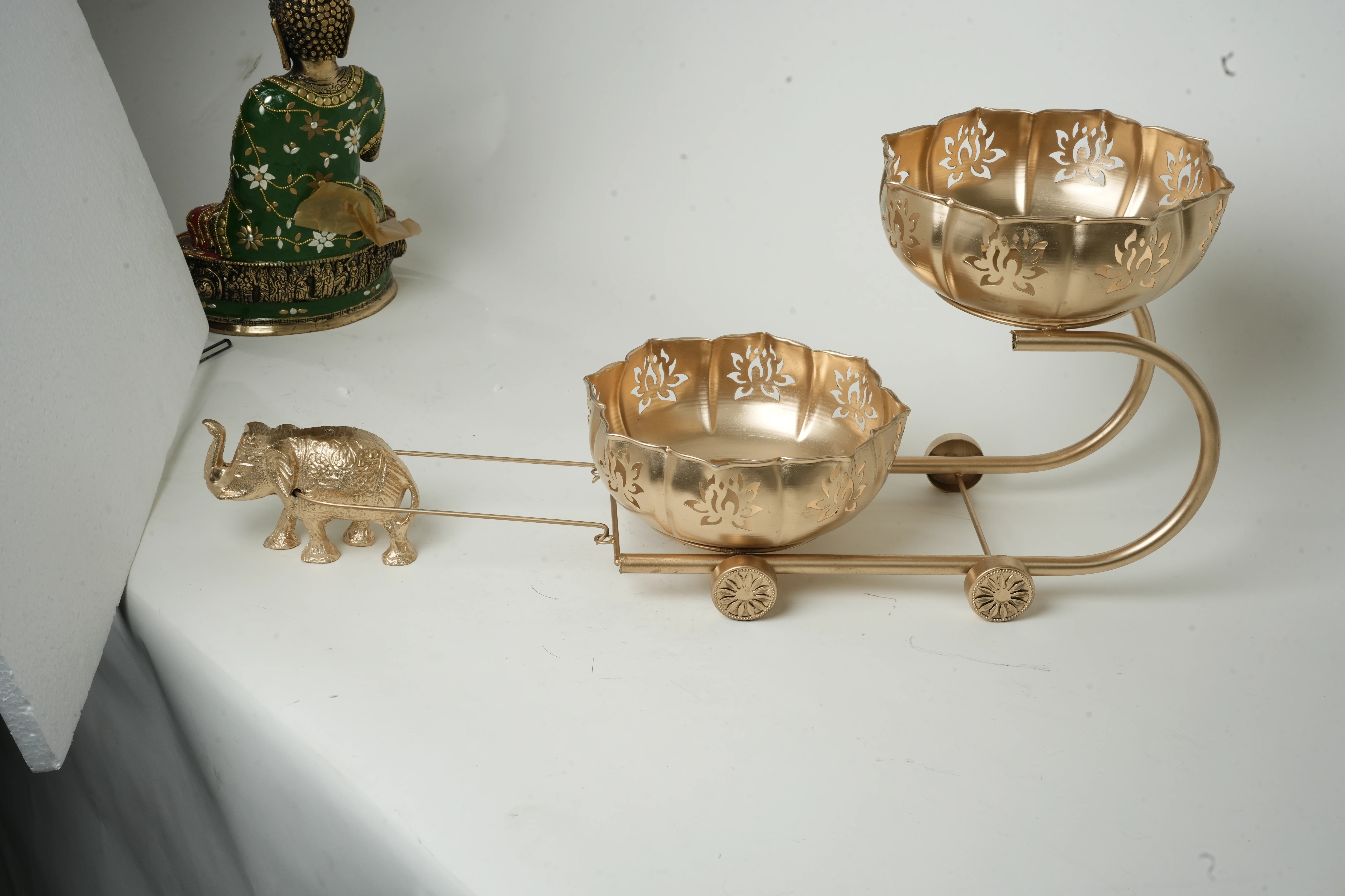 Elephant Cart Decorative Bowl Set