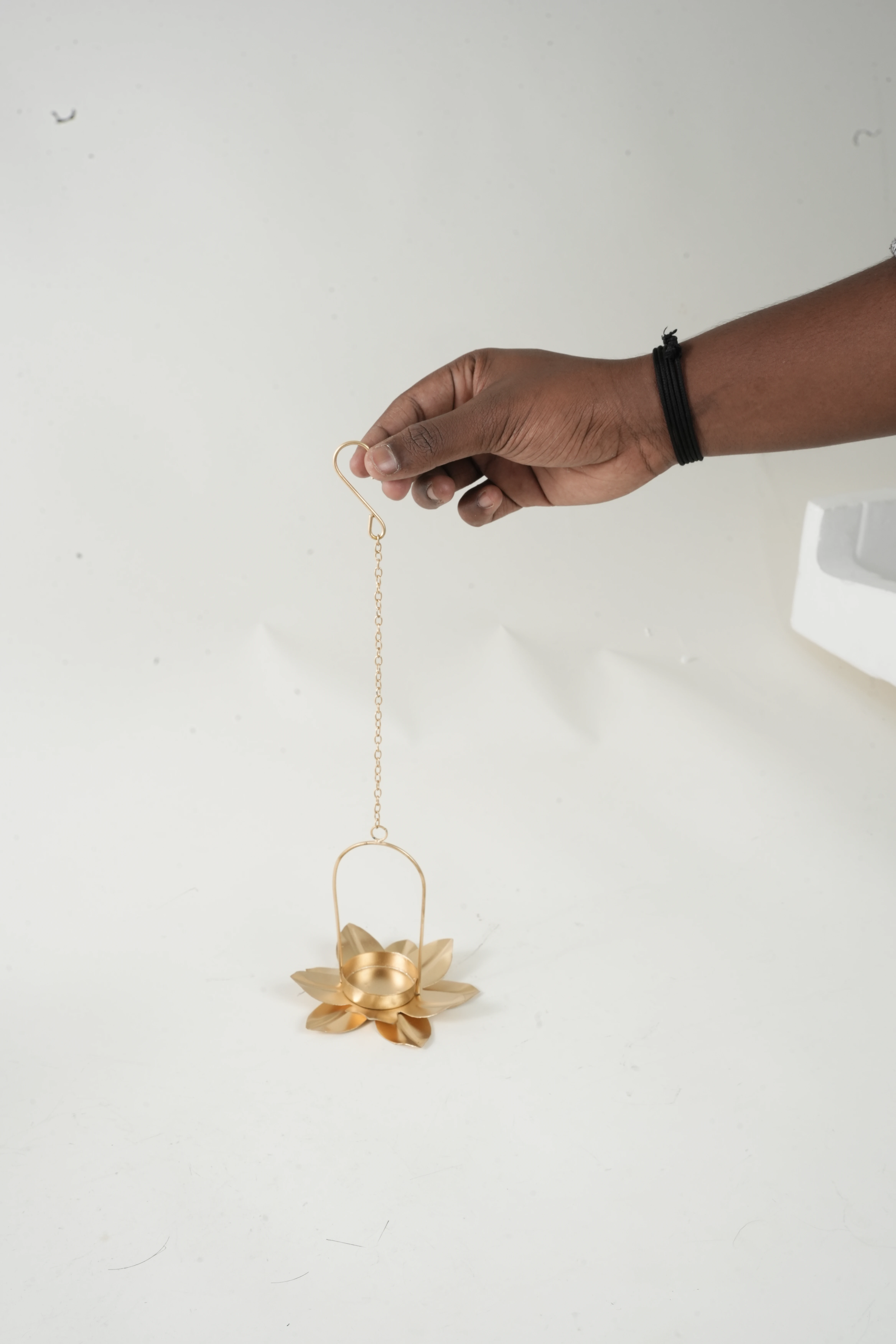 lotus hanging tealight holder