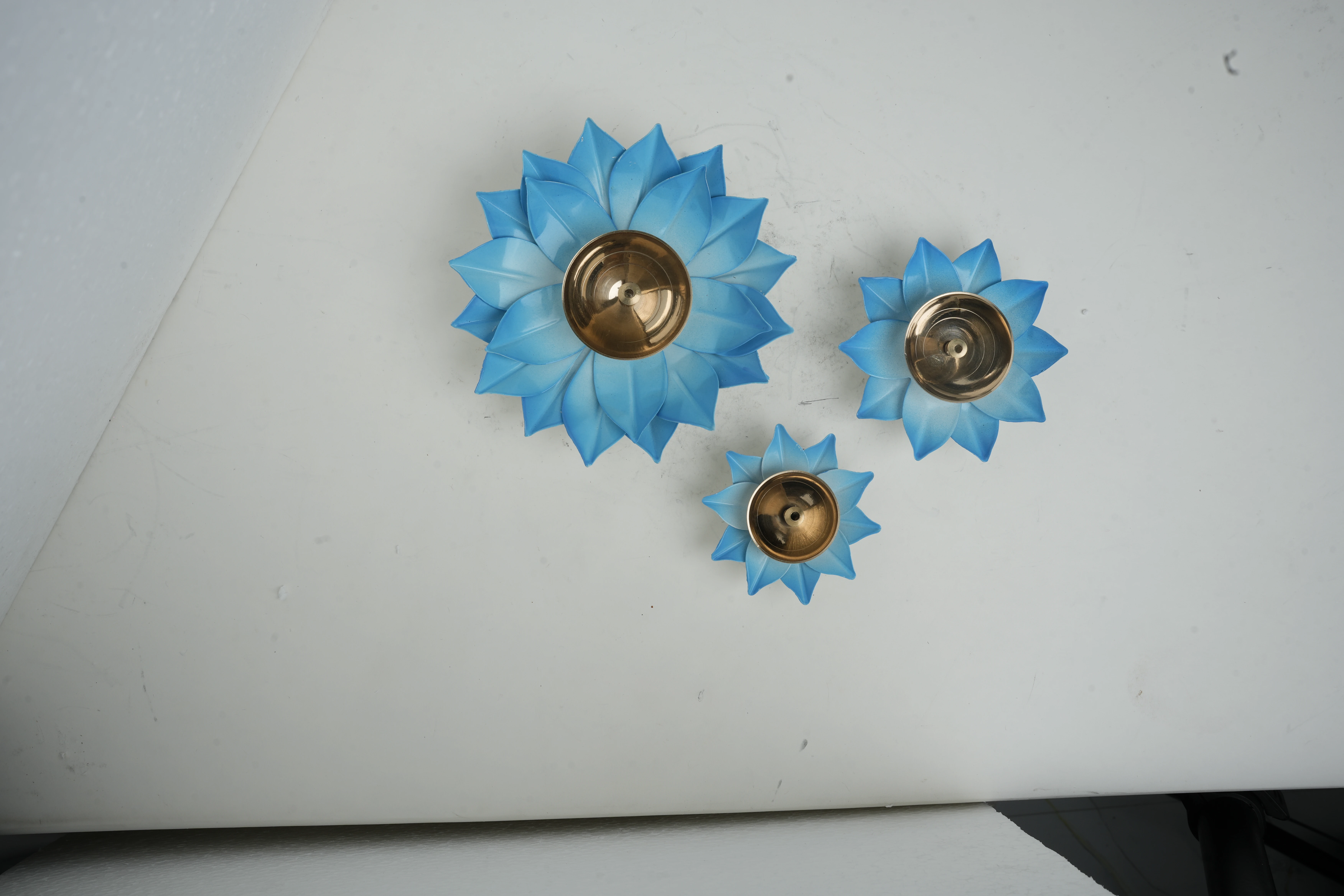 Lotus Flower Decorative Diya Set
