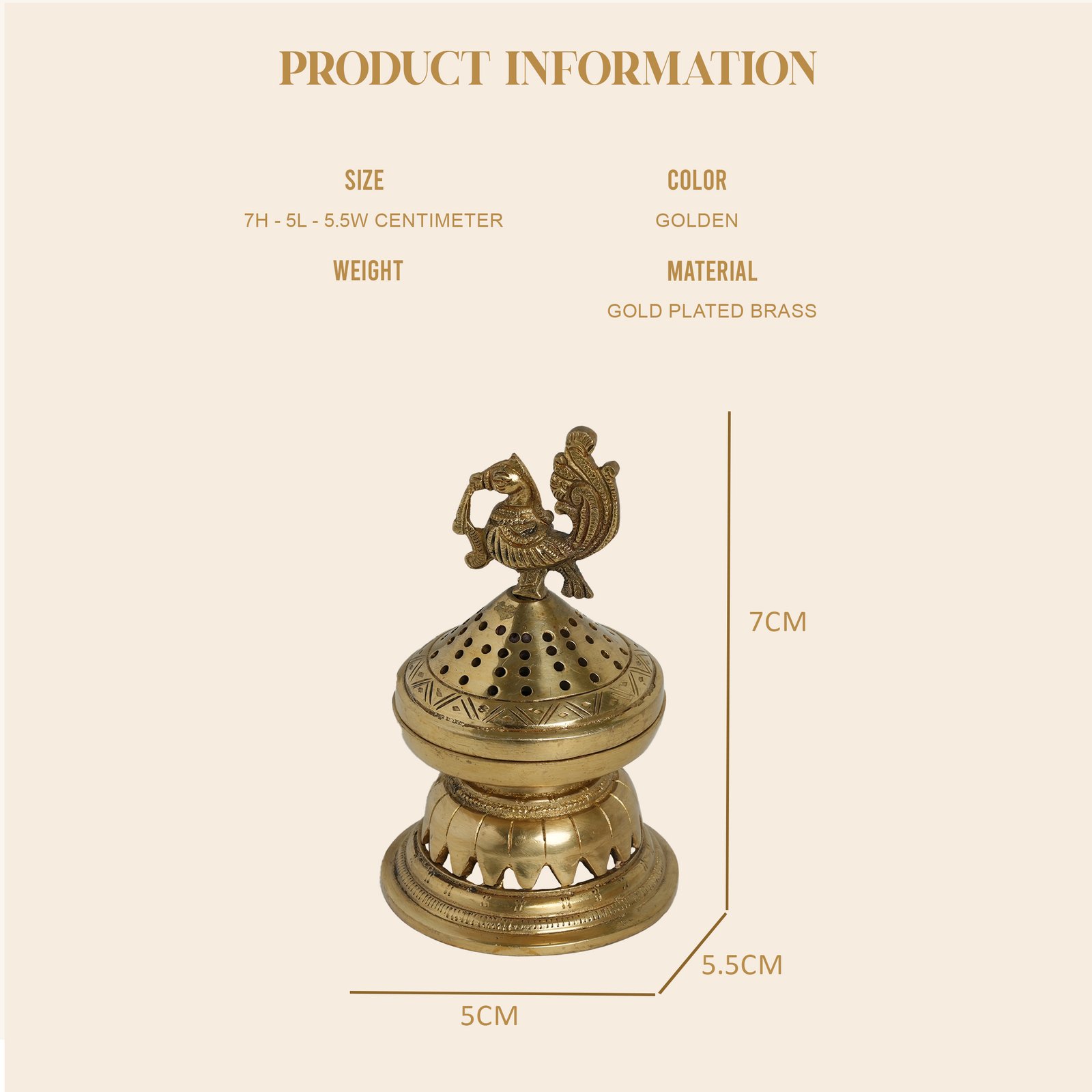 Dhoop & Camphor Burner