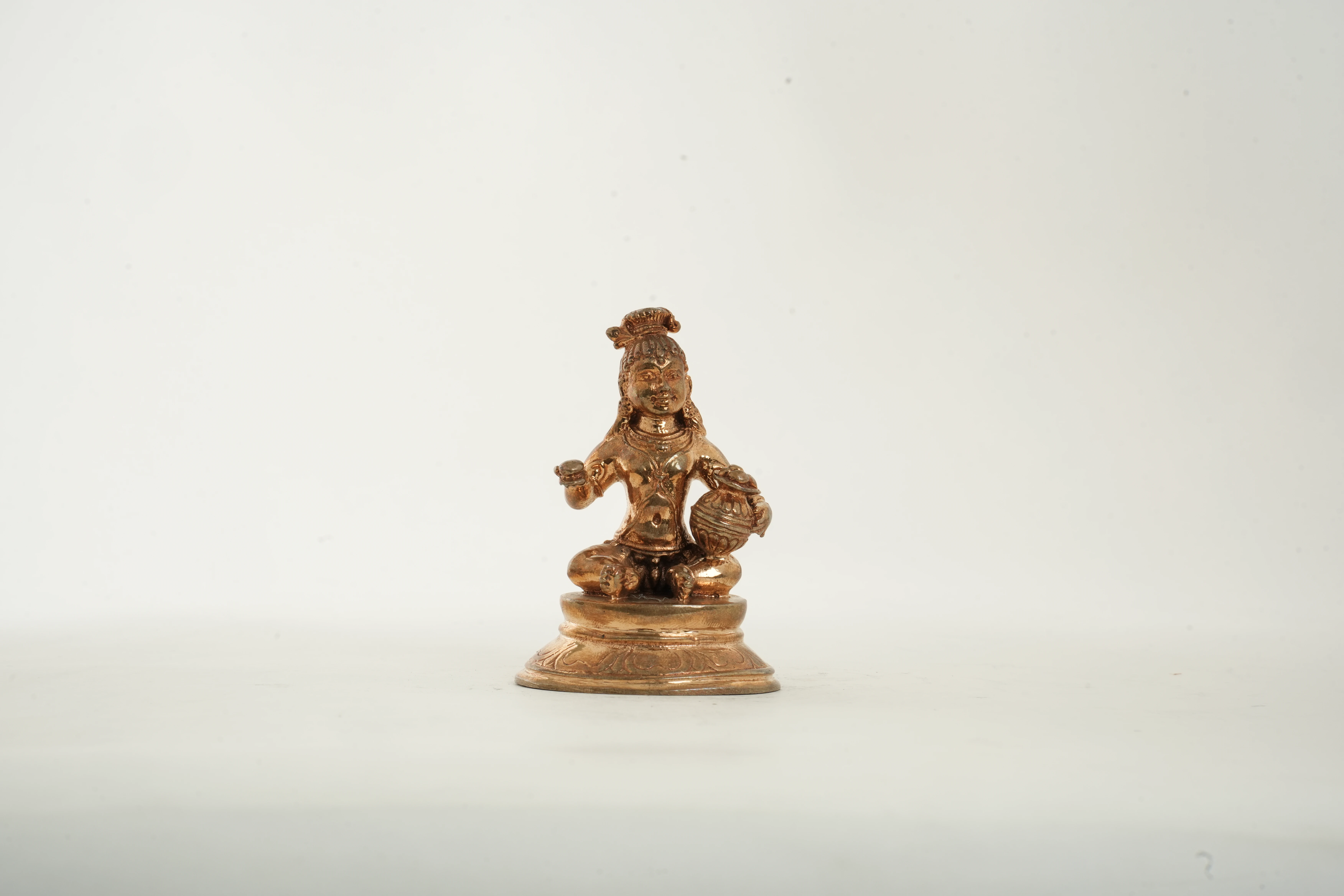 Bal Krishna Brass Idol (Makhan Krishna)