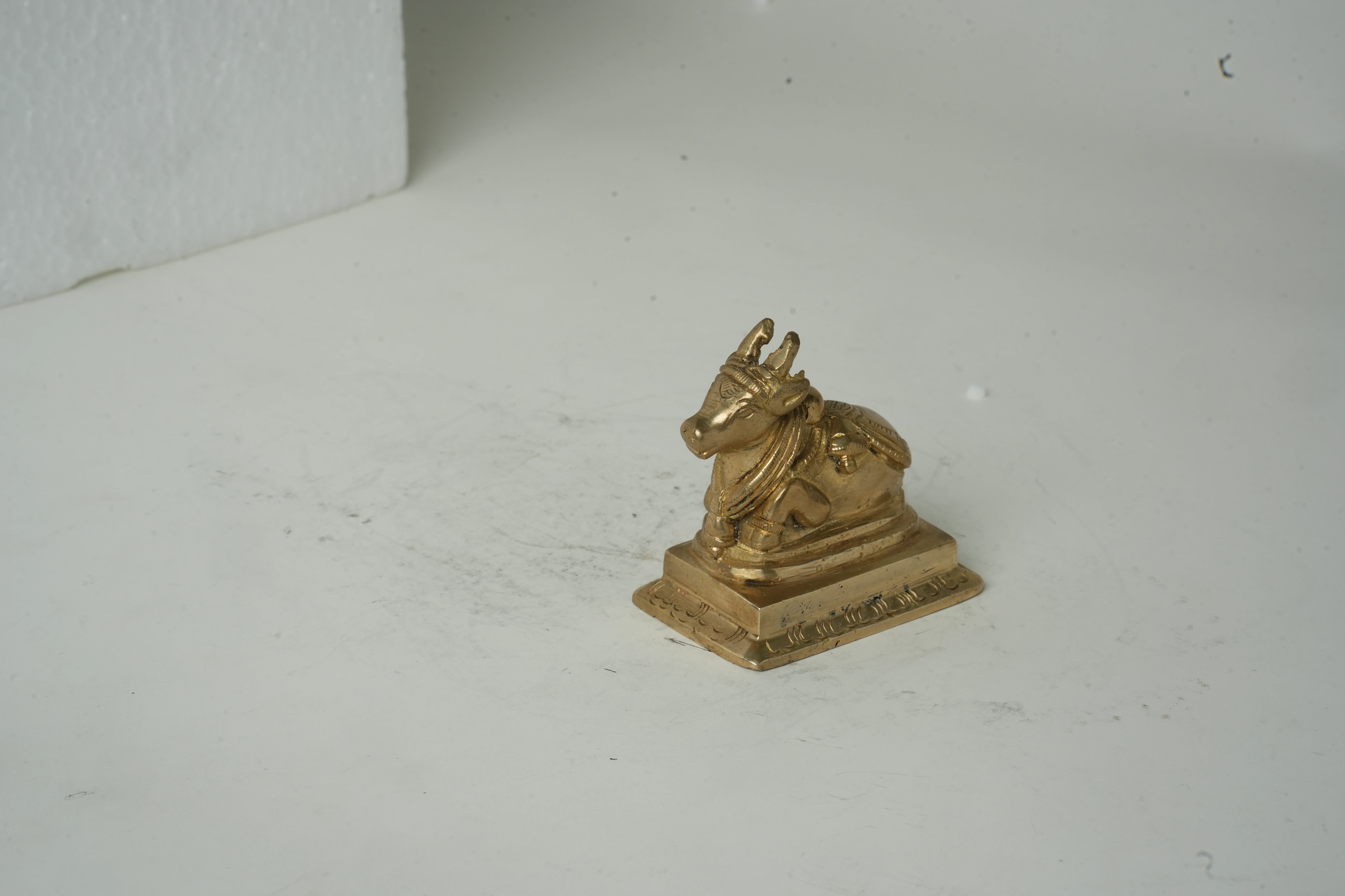 Nandi Brass Idol (Sacred Bull of Lord Shiva) - View 4