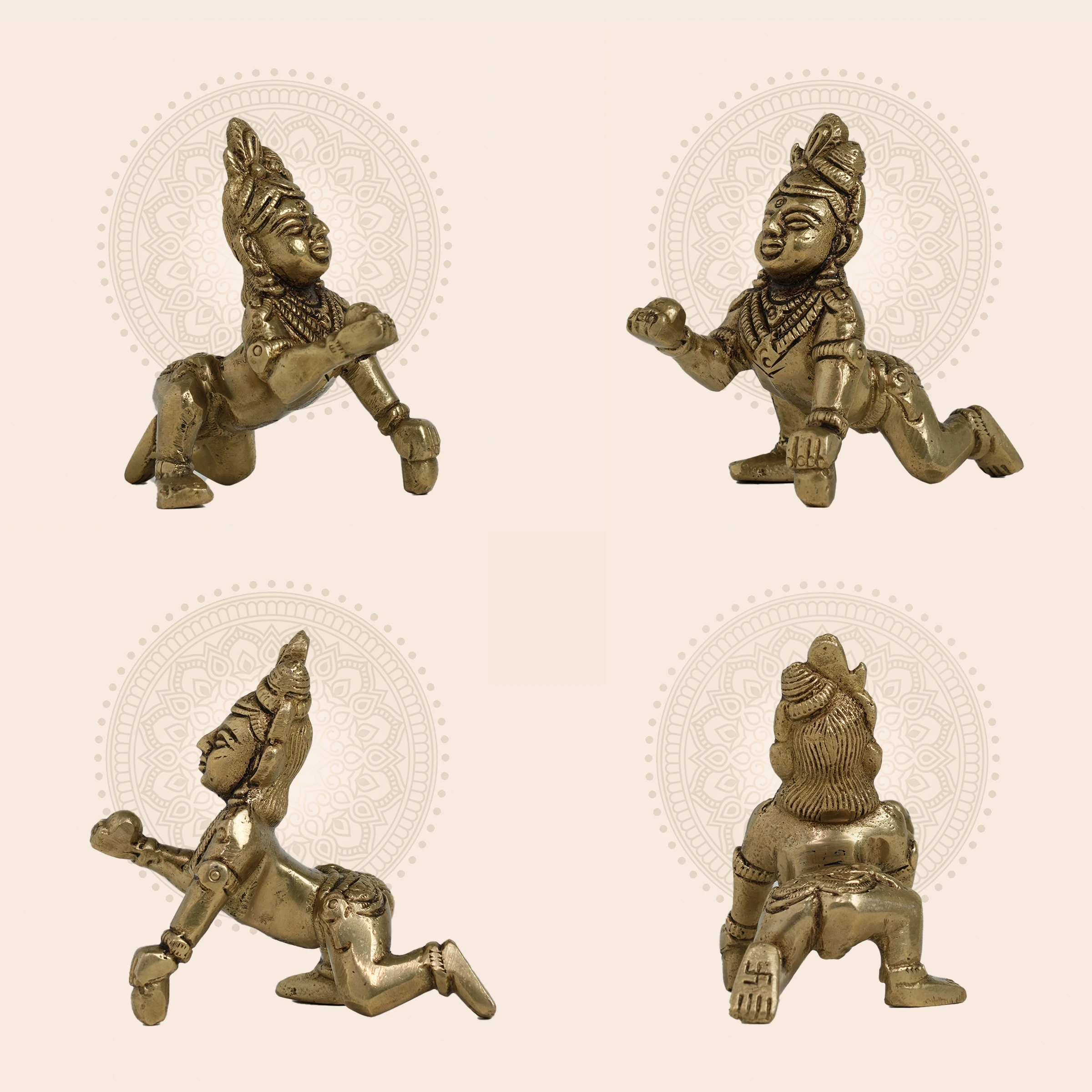 Crawling Baby Krishna