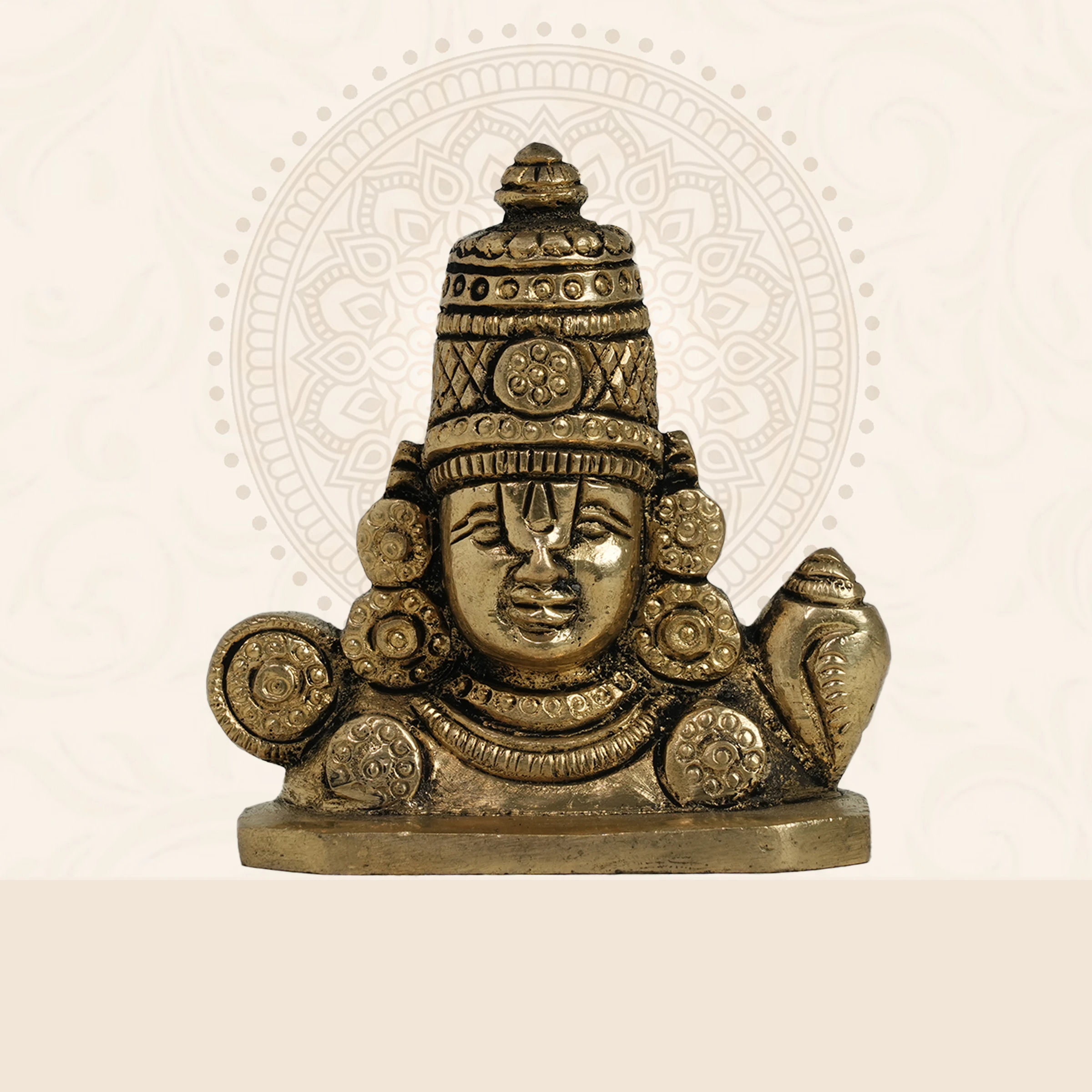 Lord Venkateswara Mini Brass Idol (Tirupati Balaji)